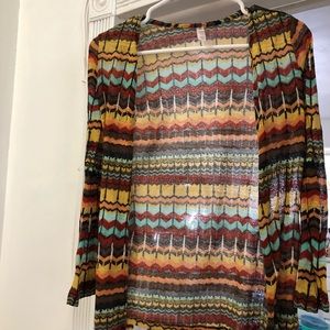 Xhilaration Sheer Cardigan Boho Women’s Size XS